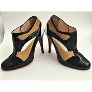 Christian Louboutin Pony Hair leather high heel